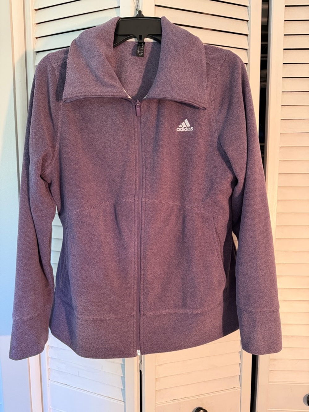 adidas Purple Heather fleece Jacket